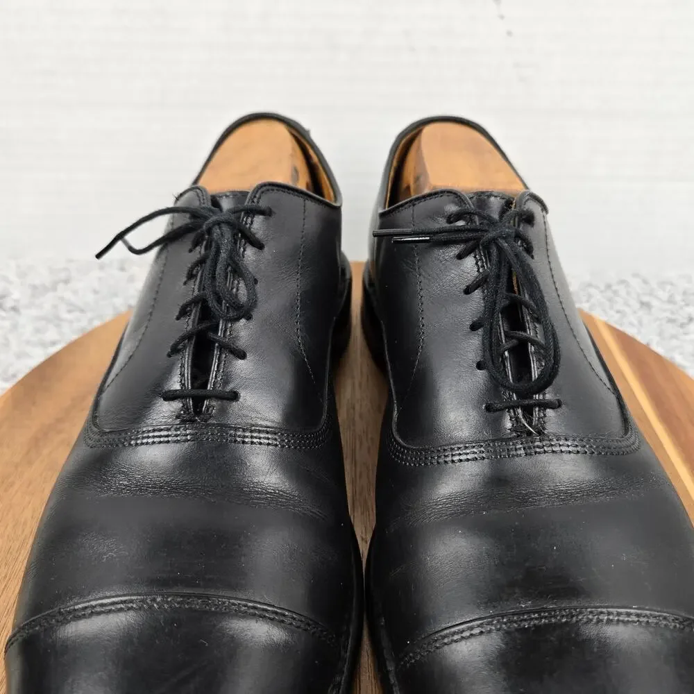 Allen Edmonds Mens 11D Park Avenue Cap Toe Black Leather Oxford Dress Shoe 5615